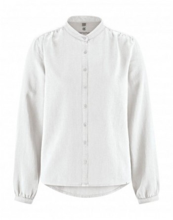 Feminine Stehkragenbluse...