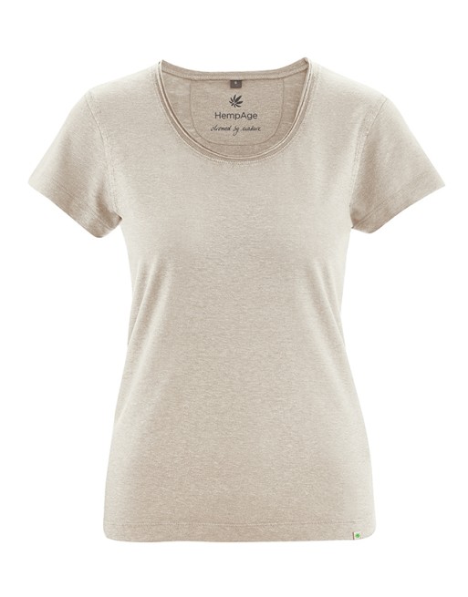 Luftiges T-Shirt Hanf/Biobaumwolle Normal Fit - distel [57a5c1e4266f17d4461754ba3f50ef52]