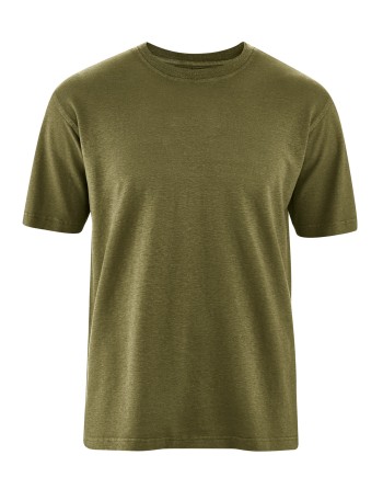 Basic T-Shirt Hanf/Biobaumwolle Casual Fit - peat [85b68ac1cbbfeb817e7016b119ff4ad3]