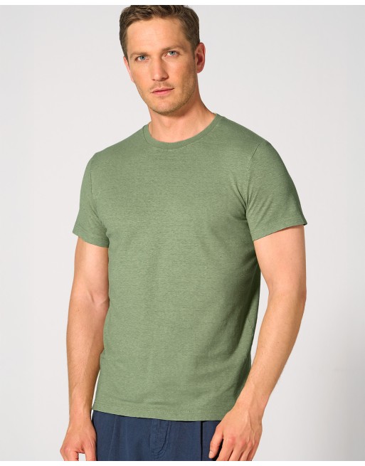 Slim fit T-Shirt Hanf/Biobaumwolle Herren - rose [de18c900557cdf50f08f321f63ff8f67]