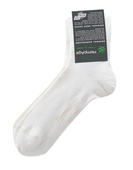 Extraleichte Socke aus Hanf - white [23646b4e41b674ec77082fb8a077e2c3]