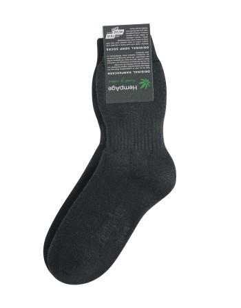 Gemütliche Frotteesocken Hanf/Biobaumwolle - black [bb957b461acea3aedb95eadb529ef989]