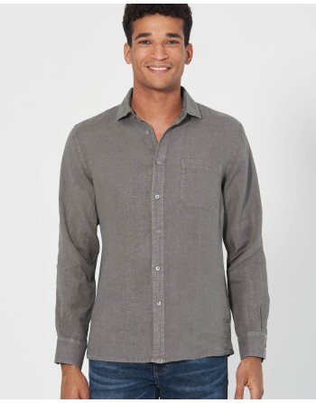 Reines 100% Hanfhemd Herren - Normal Fit - white [cd5cadf92976e25717f6e72d699c6864]