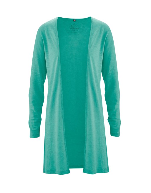 Leichte Jersey Jacke Hanf/Biobaumwolle Casual Fit - emerald [48dbaad9e3cad47a080f891edb66a097]