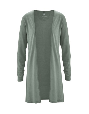 Leichte Jersey Jacke Hanf/Biobaumwolle Casual Fit - thyme [4e41a9496c182510125374dbbdefaa42]