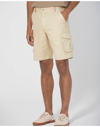 Solide Cargoshorts aus Hanf/Biobaumwolle - blueberry [27d195f6117c9044ad6caa8fd481a19e]