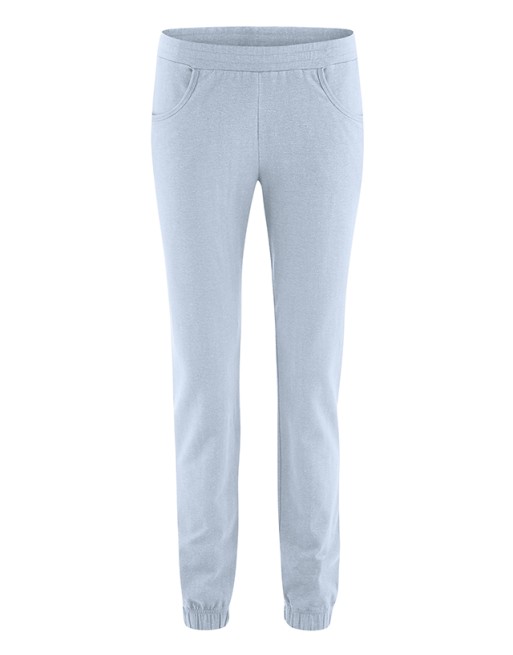 Schmal geschnittene Freizeithose Hanf/Biobaumwolle - clearsky [2cc3eb4f615bc2509451190faaa57edb]