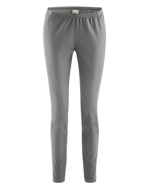 Damen Jeggings aus Hanf/Biobaumwolle - taupe [788c4f64a355b6a5b1fbfaa356bcda22]