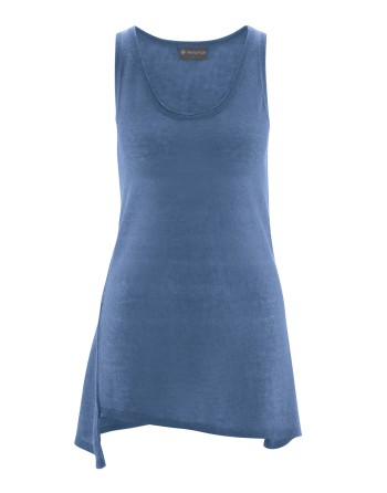 Asymmetrisches Top aus 100% Hanf Normal Fit - blueberry [7973bee1691693bb17b59f5aa2c5b938]