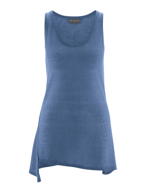 Asymmetrisches Top aus 100% Hanf Normal Fit - blueberry [7973bee1691693bb17b59f5aa2c5b938]
