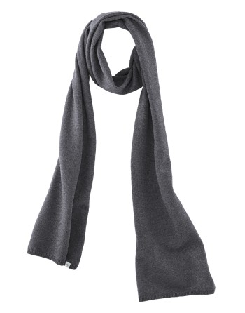 Klassischer Strickschal Hanf/Biobaumwolle - anthrazit [e132a50cde34b0cba88dfa55b3bd1be2]