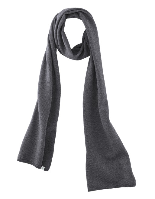 Klassischer Strickschal Hanf/Biobaumwolle - anthrazit [e132a50cde34b0cba88dfa55b3bd1be2]