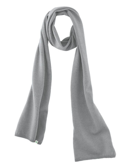 Klassischer Strickschal Hanf/Biobaumwolle - rock [2eb0df631633fb1f6fea1b7f02b0ec9c]