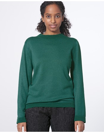 Warmer Wollpullover Hanf/Biobaumwolle Normal Fit - anthrazit [82a7e99d1eff930361f387c33f141e6f]