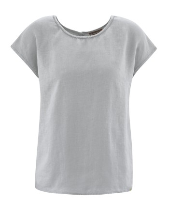Klassische Hanfbluse aus 100% Hanf - Normal Fit - quartz [86bed0fd2303ef47f0addbd1d91429d3]
