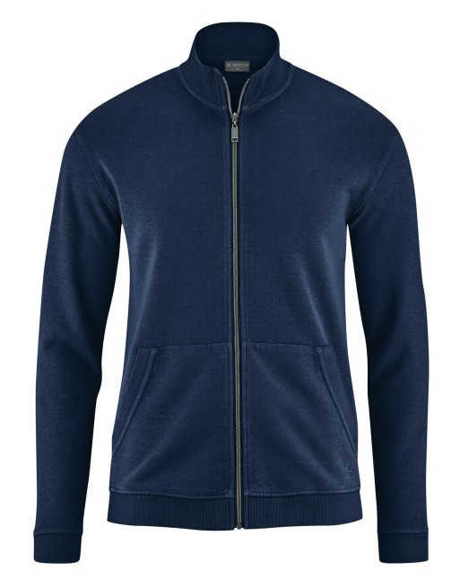 Sweat Jacke Hanf/Biobaumwolle Normal Fit - navy [825c0ad8a4bb59b2b50718d0df863668]