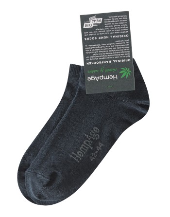 Ankle Socke Hanf/Biobaumwolle - black [ad8dd3abeb073fc094a49183664c334e]