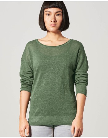 Luftiger Pullover aus 100% Hanf Damen Normal Fit - anthrazit [858a85891d351790da3cc719850b5bfa]