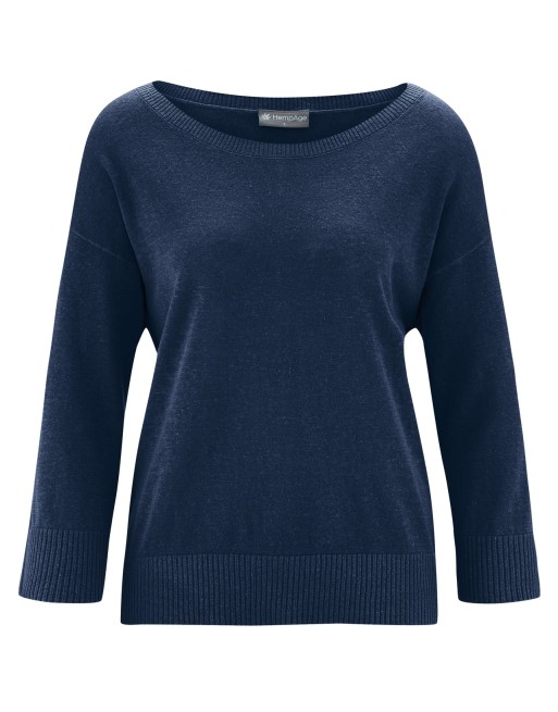 Leichter Pullover Hanf/Biobaumwolle Normal Fit - navy [f49f033e93e7e0e5c98d7c0db9c49e2a]