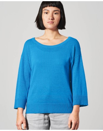 Leichter Pullover Hanf/Biobaumwolle Normal Fit - navy [13cdd346ad38f885259a120c586e1ea6]