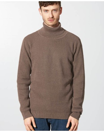 Rollkragen Pullover aus Hanf/Biobaumwolle - Normal Fit - spruce [233556733a591845676ea18cc3291db8]