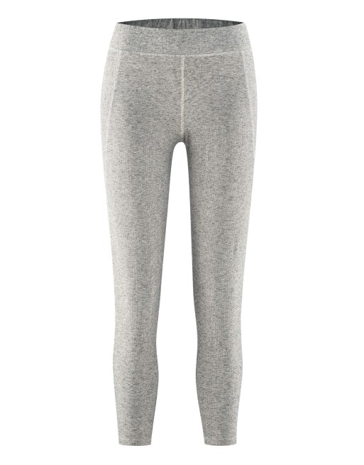 Melierte Yoga Leggins Hanf/Biobaumwolle - melange [b07777746bf971be0371ad7602ef8829]