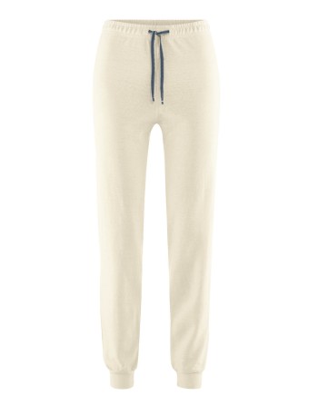 Komfortable Nacht- & Relax-Hose aus Hanf & Bio-Baumwolle - nature [18019ed7c84269462efbccdce7fe6ddf]