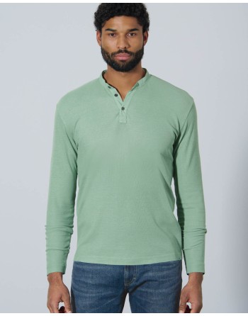 Casual Langarmshirt Hanf/Biobaumwolle Casual Fit - blueberry [3bd9c9babd9601a86e1b8104c1df3cf4]