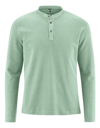 Casual Langarmshirt Hanf/Biobaumwolle Casual Fit - menta [345eb86cb7e1810cfc4cac8e30ef47fa]