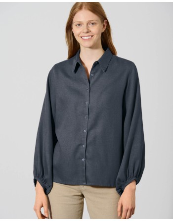 Modische Bluse aus Hanf/Biobaumwolle - Casual Fit - peanut [28528733ab646b3513a4b1700266f870]