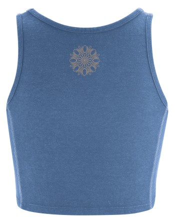 Basic Yoga-Top Hanf/Biobaumwolle Slim Fit - blueberry [4b2323a5e9e9dcc5dcdc63f8964b6f85]
