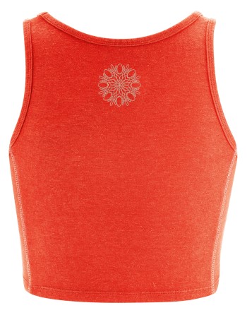 Basic Yoga-Top Hanf/Biobaumwolle Slim Fit - brick [336d38651d18687cf4c2f5b1a2659ba0]