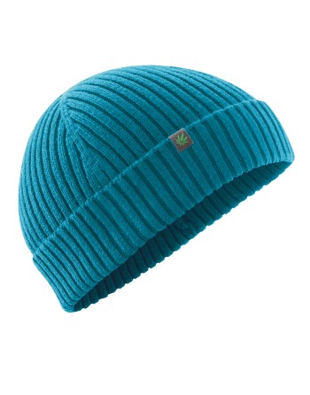 HempAge Kurz geschnittene Docker-Cap Unisex aus Hanf & Bio-Baumwolle - lagoon [3f2ee614ff1e3e43dd6636e1c14103ff]