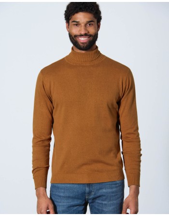 Feiner Rollkragenpullover Hanf/Biobaumwolle Normal Fit - navy [036e760da22418da36d7390ccc467182]