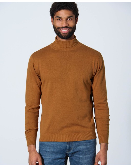 Feiner Rollkragenpullover Hanf/Biobaumwolle Normal Fit - navy [036e760da22418da36d7390ccc467182]