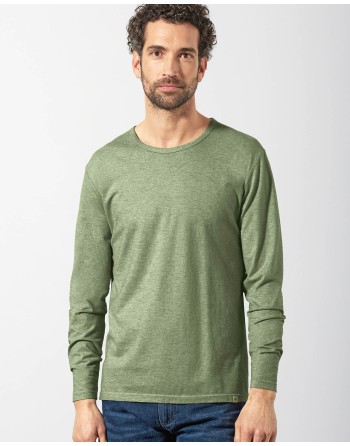 Langarmshirt Herren mit Yakwolle Hanf/Biobaumwolle Normal Fit - grit [9ef3a3c2596d46b2ab364c16daf067ce]