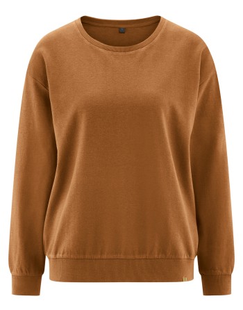Basic Sweatshirt Hanf/Biobaumwolle Casual Fit - almond [d50cc561103fcac93687afefaa4f03f5]