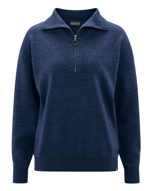 Feiner Troyer aus Wolle Hanf/Biobaumwolle Normal Fit - navy [a939b39cdbb97620d4802fe7f79283f3]