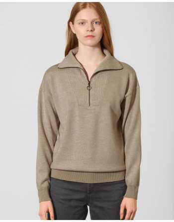 Feiner Troyer aus Wolle Hanf/Biobaumwolle Normal Fit - grit [f1e4a6ad5bbfef4ec762c5838b240560]