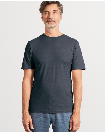 Körpernahes T-Shirt Hanf/Biobaumwolle - Slim Fit - taupe [513f5eff5e91db1f514063db71ab4d5d]