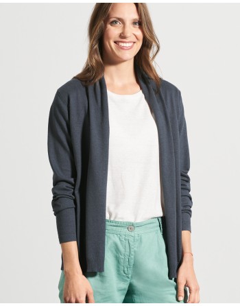 Leichte Strickjacke Hanf/Biobaumwolle Damen Normal Fit - sage [e4f260d07a0bec98425d3a8f7a9e5ec1]