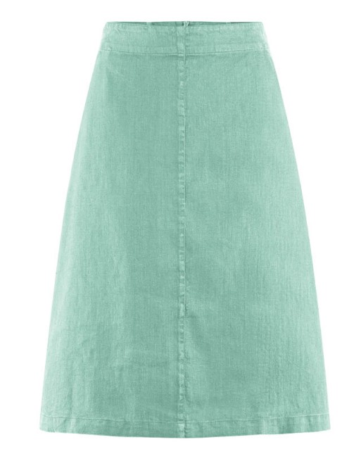 Luftiger Midirock Hanf/Biobaumwolle None Fit - sage [961763aa8582d00853932ef9af9134e5]