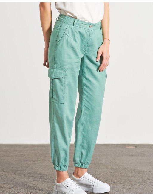 Sportliche Cargohose Hanf/Biobaumwolle - dark [084bb15464d9079f5fc46f80ebc87588]