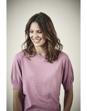 Halbarmpullover Hanf/Biobaumwolle Normal Fit - rose [44c1a11018f47043efd645fc0779c3c9]
