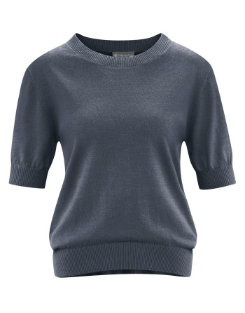 Halbarmpullover Hanf/Biobaumwolle Normal Fit - dark [a8b5ab167dc9d0d910fc10deeba41495]