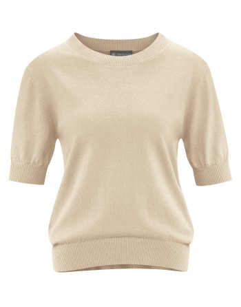 Halbarmpullover Hanf/Biobaumwolle Normal Fit - gobi [0397653290781fff76bc9e5c4518d155]