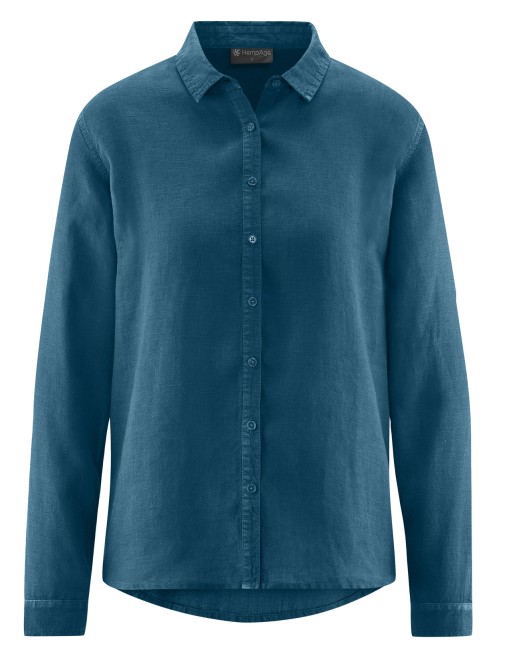 Reine 100% Hanfbluse - Casual Fit - reef [fe9b83b85efc298473f4c883dfa97f11]