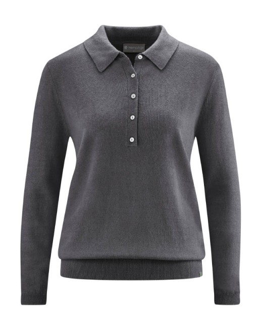 Edler Pullover Hanf/Biobaumwolle Normal Fit - anthrazit [991523a578c418957cc703f275c344d6]