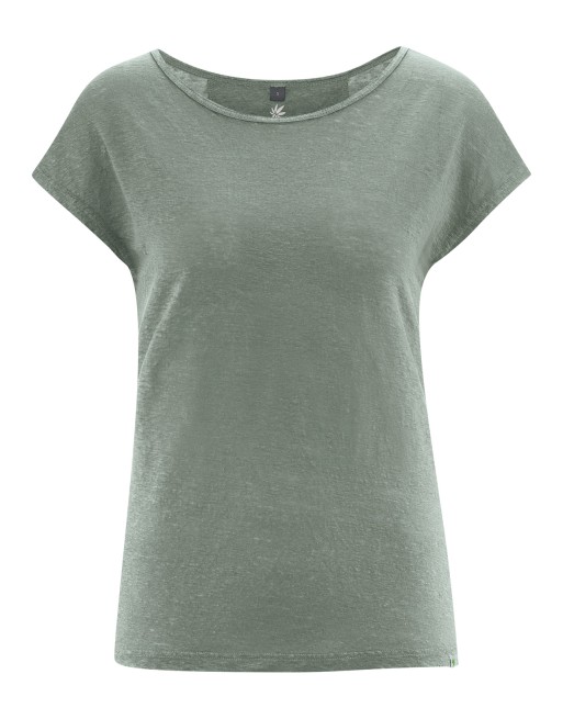 Reines 100% Hanf T-Shirt Normal Fit - thyme [e66e78a6b1109f1f9a88c78789dc35f2]