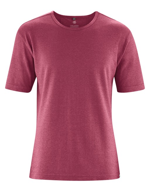 THC Exklusiv T-Shirt aus Hanf/Biobaumwolle Casual Fit - tinto [f886e0f9317ab2e26ce1b07606fc71ca]